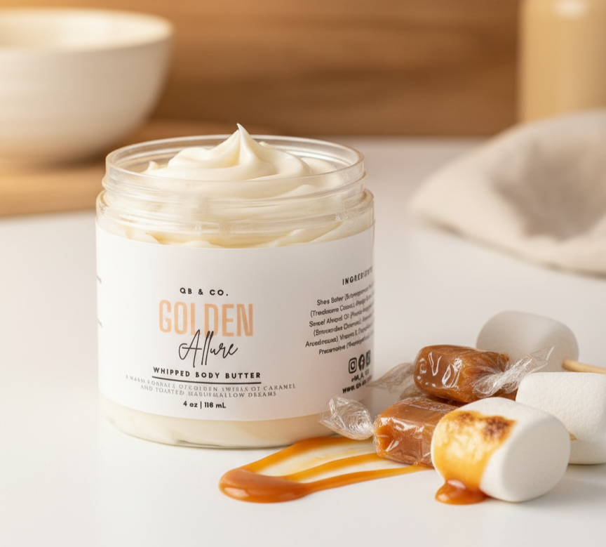 "Golden Allure" Whipped Body Butter