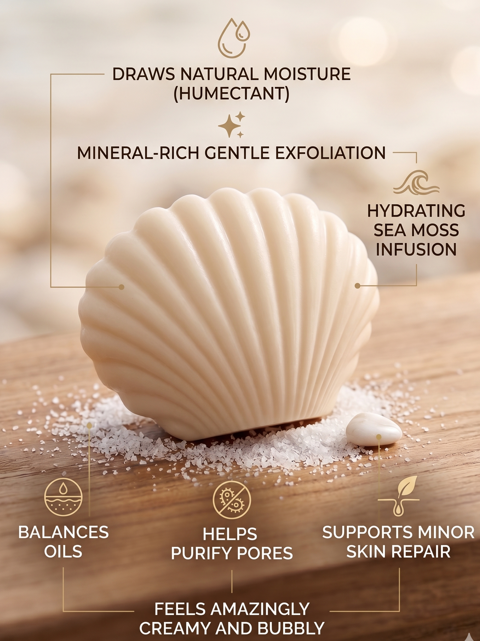 Sea Heirloom | Sea Salt Cleansing Bar