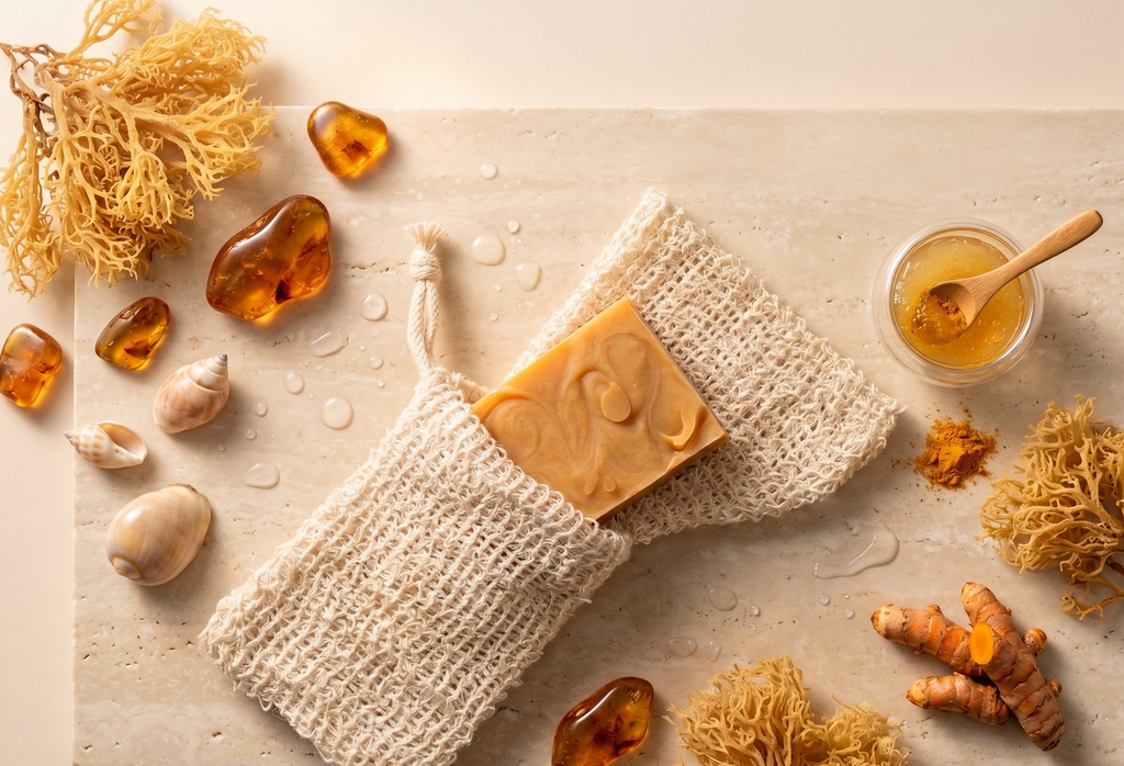 Golden Shore | Sea Moss + Turmeric Cleansing Bar